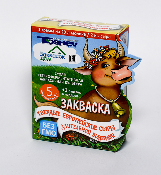 Toшев Твердые европейские
сыры ДЛИТЕЛьной выдержки
с ВЫСОКОЙ температурой
второго нагревания
на 20 л молока/2 кг сыра
5 саше*1 гр. + 1 в подарок! Toшев Твердые европейские
сыры ДЛИТЕЛьной выдержки
с ВЫСОКОЙ температурой
второго нагревания
на 20 л молока/2 кг сыра
5 саше*1 гр. + 1 в подарок!